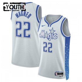 NBA Børn Trøje Orlando Magic Franz Wagner 2025-26 Nike City Edition Hvid Swingman